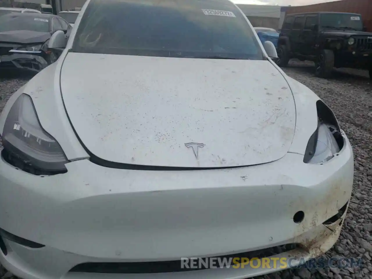 7 Photograph of a damaged car 5YJYGAEE4MF257081 TESLA MODEL Y 2021