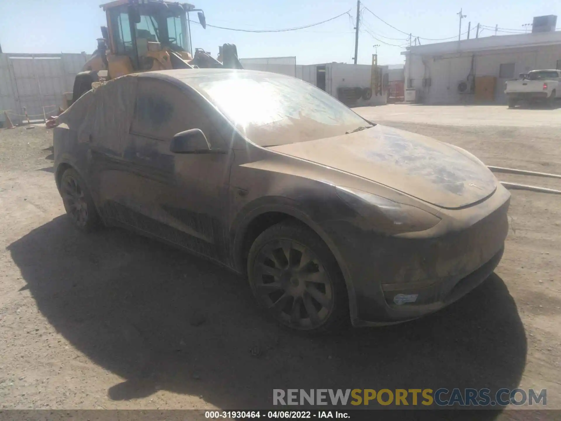 1 Photograph of a damaged car 5YJYGAEE5MF159886 TESLA MODEL Y 2021