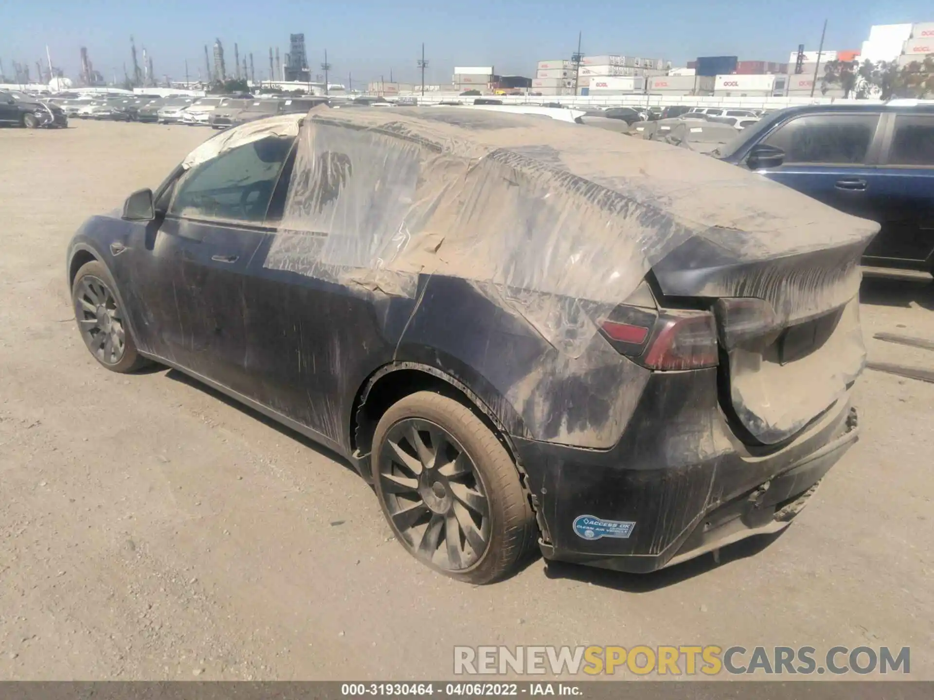 3 Photograph of a damaged car 5YJYGAEE5MF159886 TESLA MODEL Y 2021