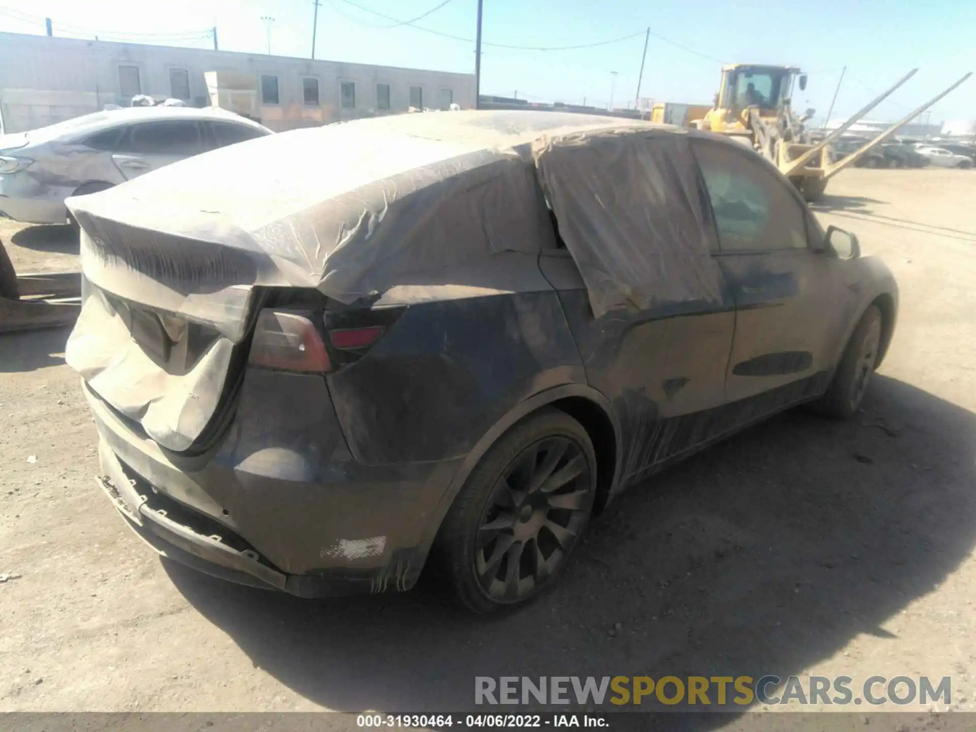 4 Фотография поврежденного автомобиля 5YJYGAEE5MF159886 TESLA MODEL Y 2021