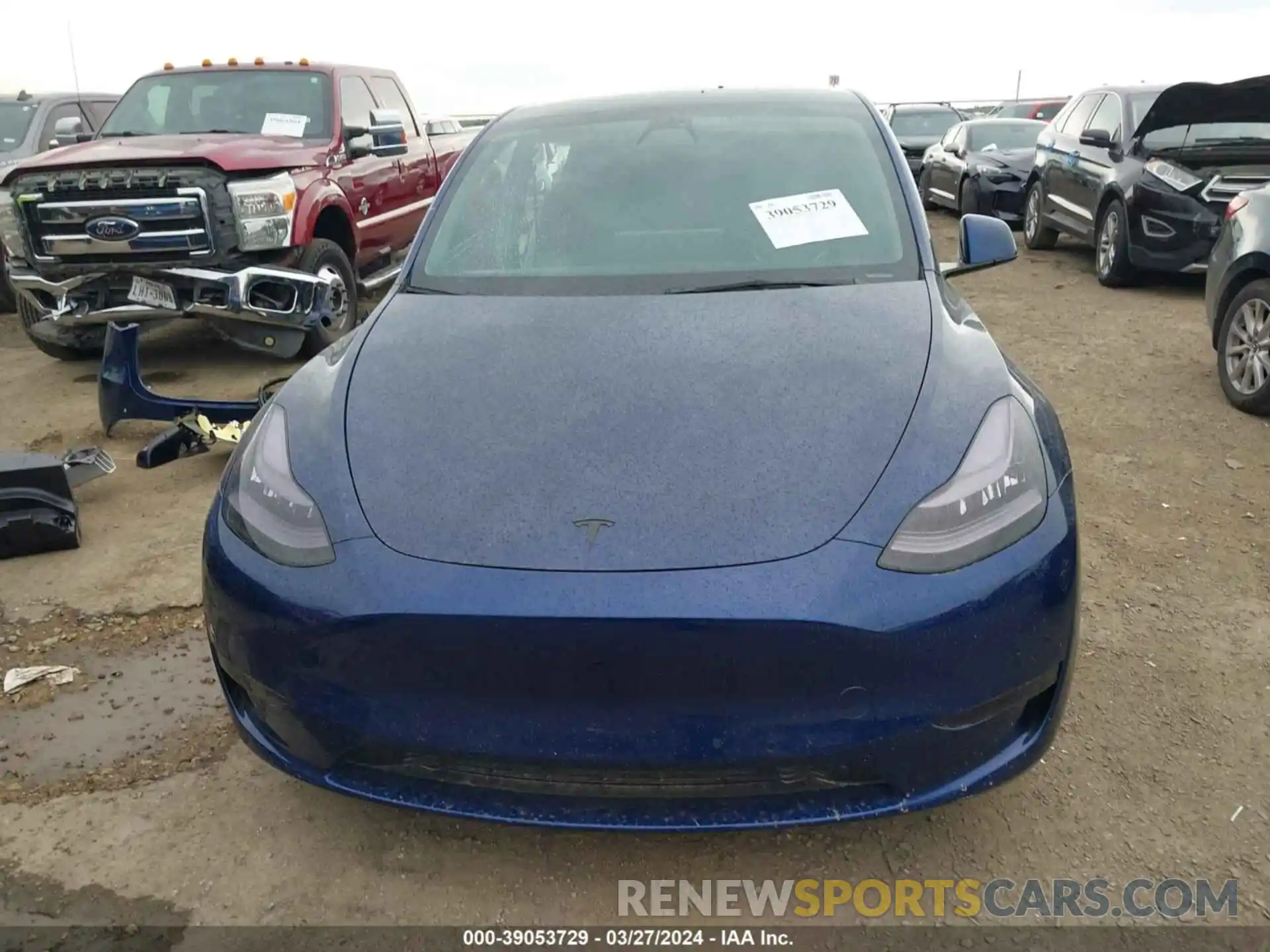 13 Фотография поврежденного автомобиля 5YJYGAEE5MF211551 TESLA MODEL Y 2021