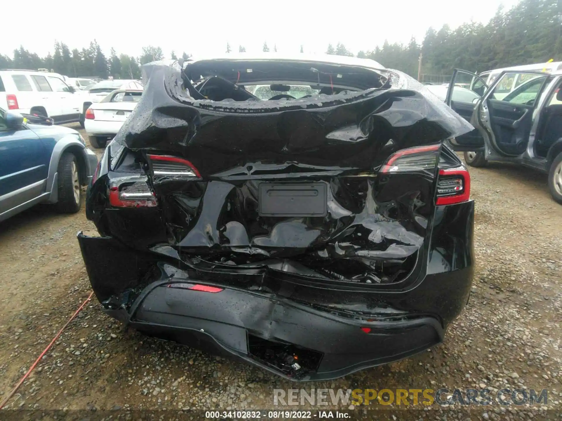 6 Фотография поврежденного автомобиля 5YJYGAEE5MF265903 TESLA MODEL Y 2021