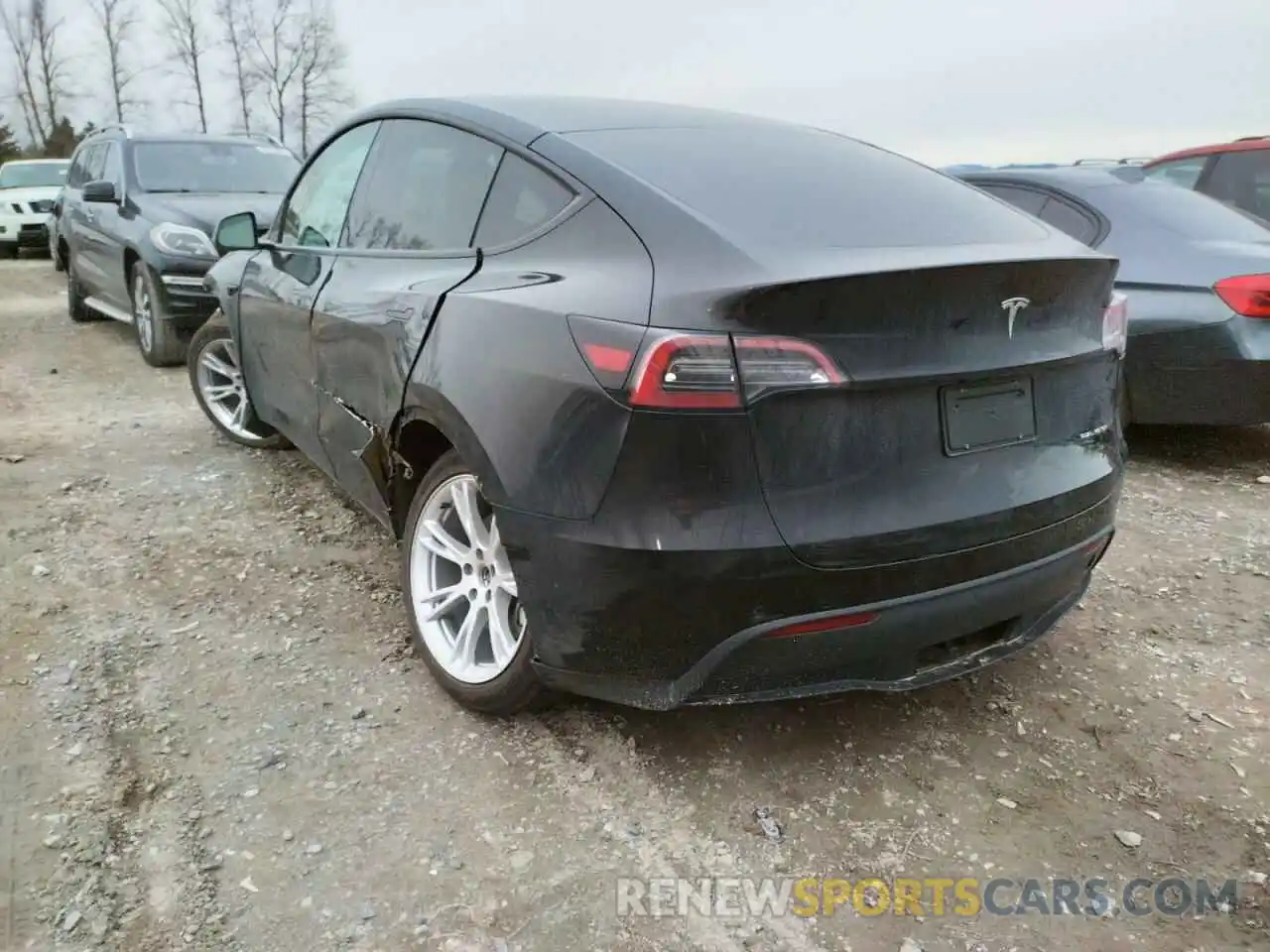 3 Фотография поврежденного автомобиля 5YJYGAEE5MF269529 TESLA MODEL Y 2021