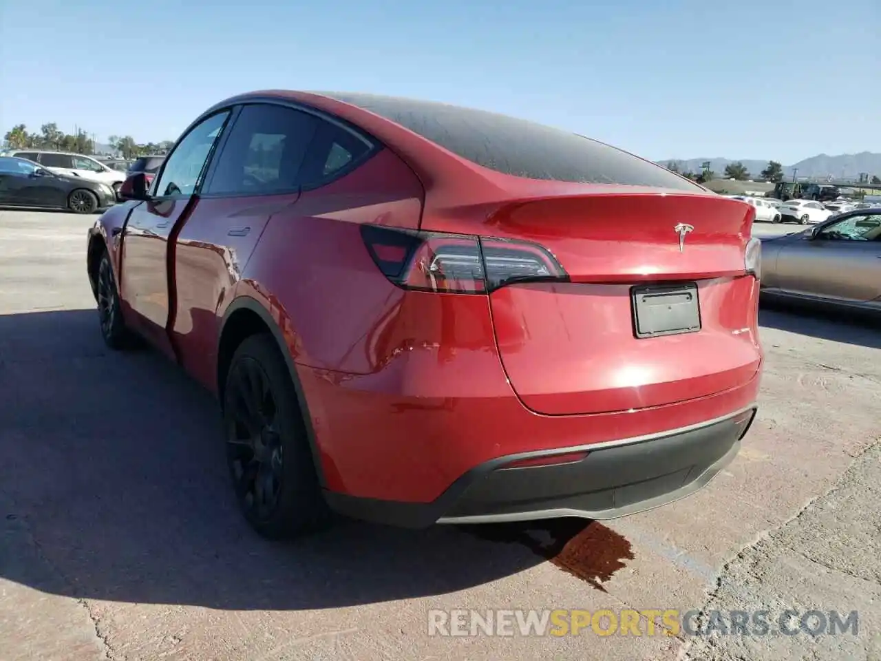 3 Photograph of a damaged car 5YJYGAEE5MF280854 TESLA MODEL Y 2021