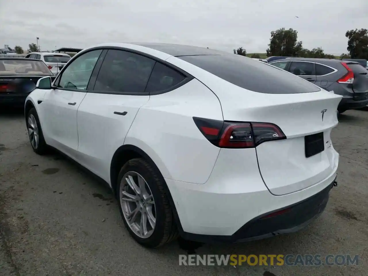 3 Photograph of a damaged car 5YJYGAEE5MF295094 TESLA MODEL Y 2021