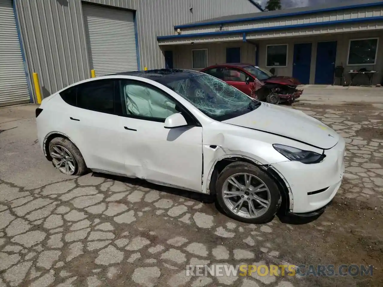 9 Фотография поврежденного автомобиля 5YJYGAEE6MF146841 TESLA MODEL Y 2021