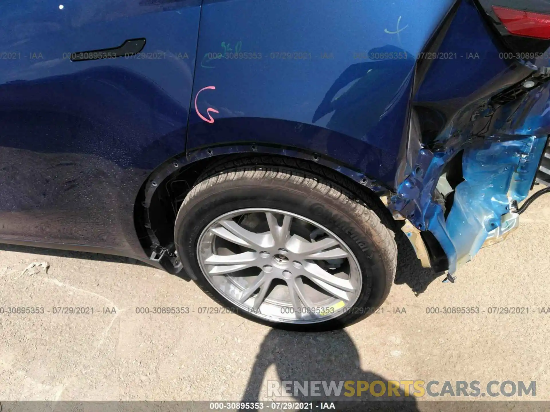 13 Photograph of a damaged car 5YJYGAEE7MF130762 TESLA MODEL Y 2021