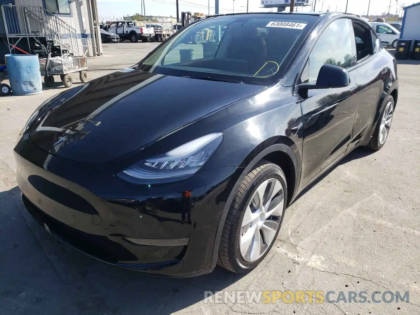 2 Фотография поврежденного автомобиля 5YJYGAEE7MF146685 TESLA MODEL Y 2021