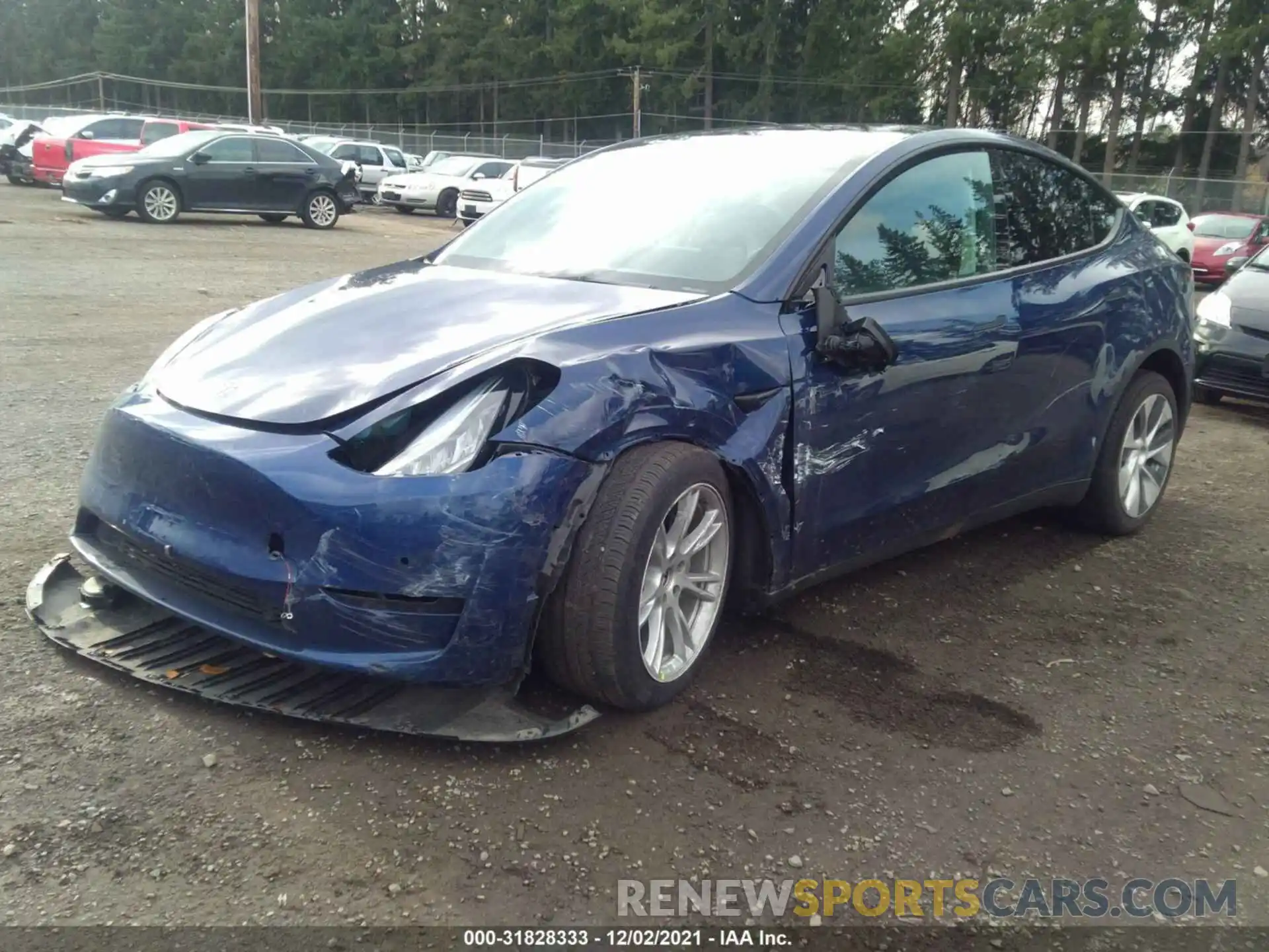 6 Photograph of a damaged car 5YJYGAEE7MF172817 TESLA MODEL Y 2021