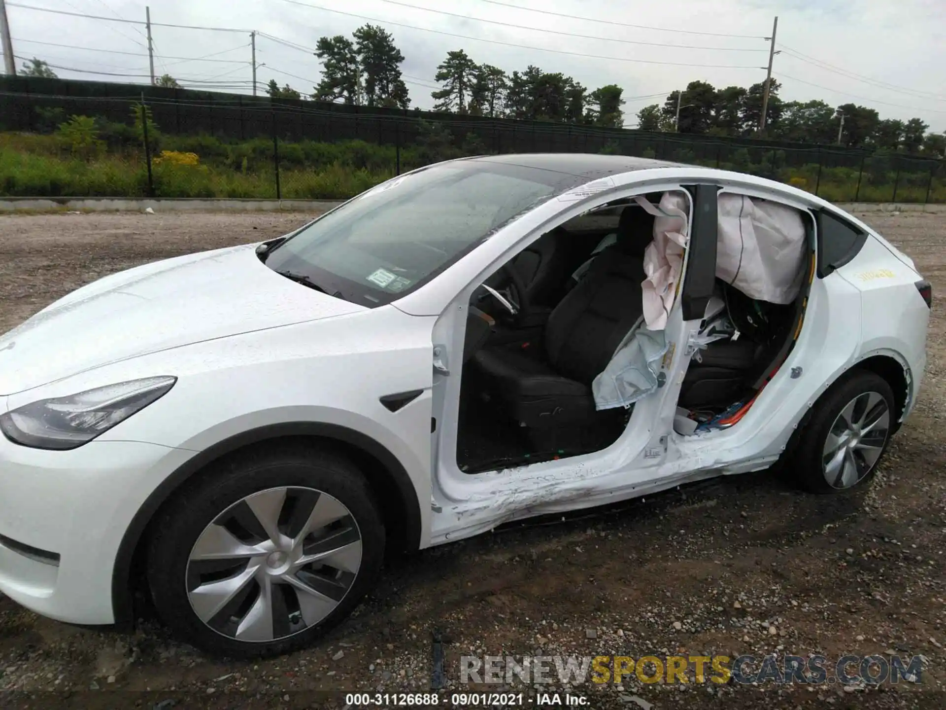 6 Photograph of a damaged car 5YJYGAEE7MF191996 TESLA MODEL Y 2021