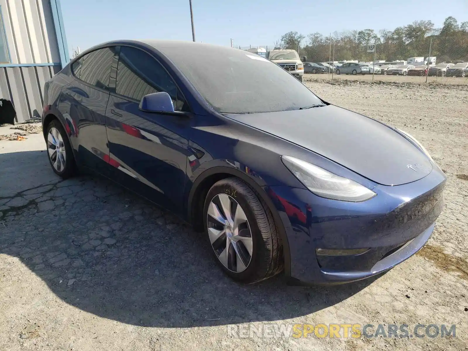 1 Photograph of a damaged car 5YJYGAEE7MF200907 TESLA MODEL Y 2021