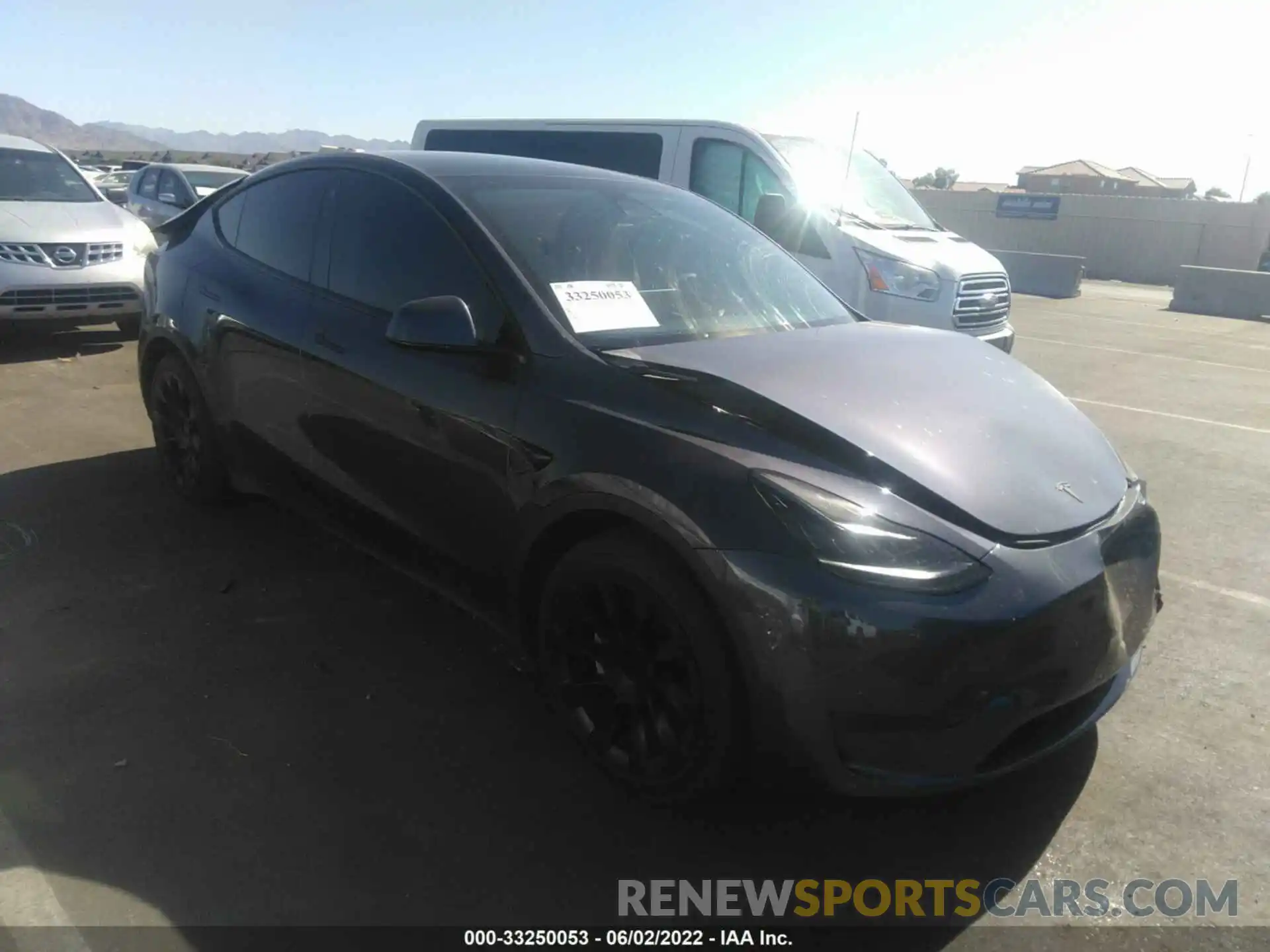 1 Photograph of a damaged car 5YJYGAEE7MF216704 TESLA MODEL Y 2021