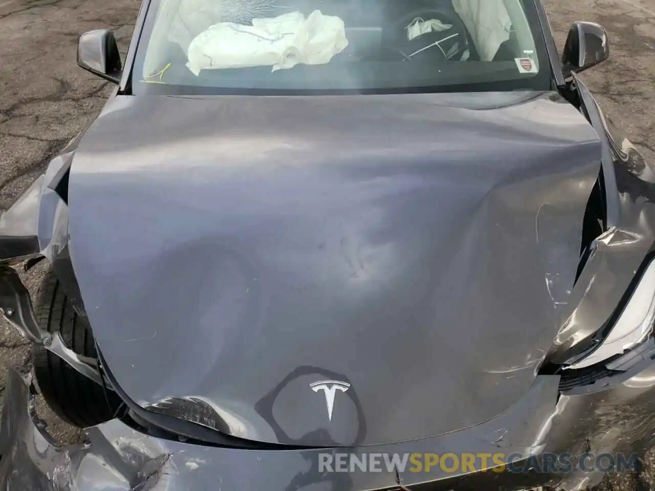 7 Photograph of a damaged car 5YJYGAEE7MF222759 TESLA MODEL Y 2021