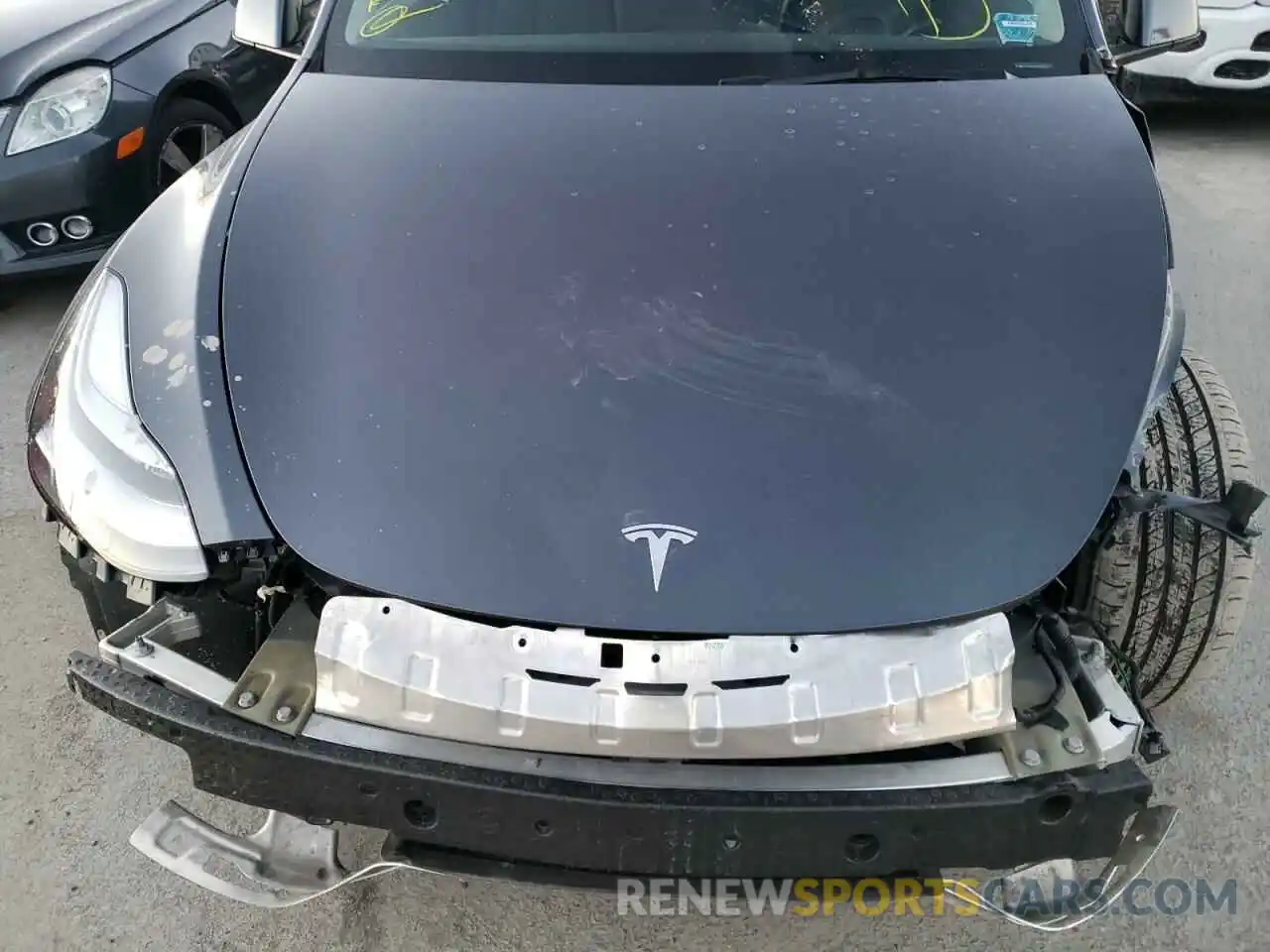 7 Photograph of a damaged car 5YJYGAEE8MF116305 TESLA MODEL Y 2021