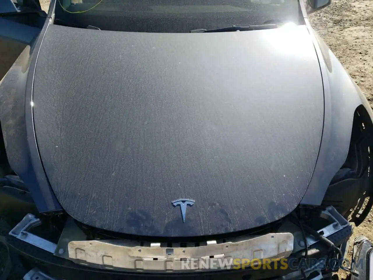 7 Photograph of a damaged car 5YJYGAEE8MF217585 TESLA MODEL Y 2021