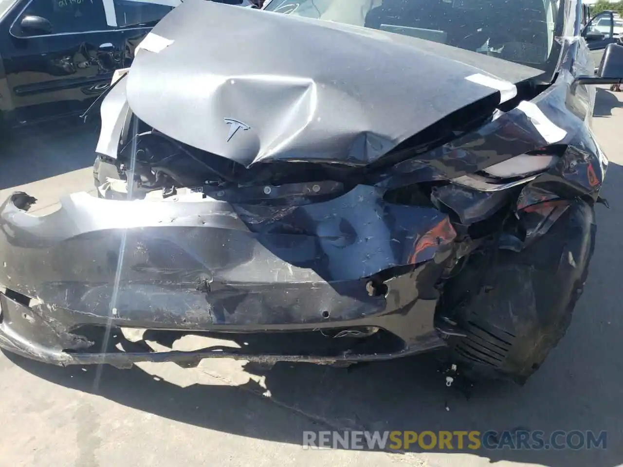 9 Photograph of a damaged car 5YJYGAEE9MF149961 TESLA MODEL Y 2021