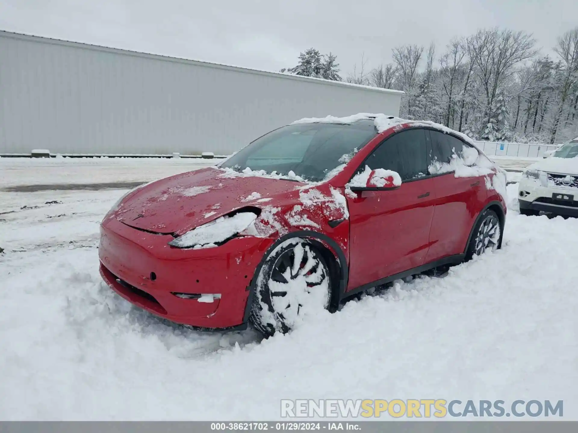 6 Photograph of a damaged car 5YJYGAEE9MF180160 TESLA MODEL Y 2021