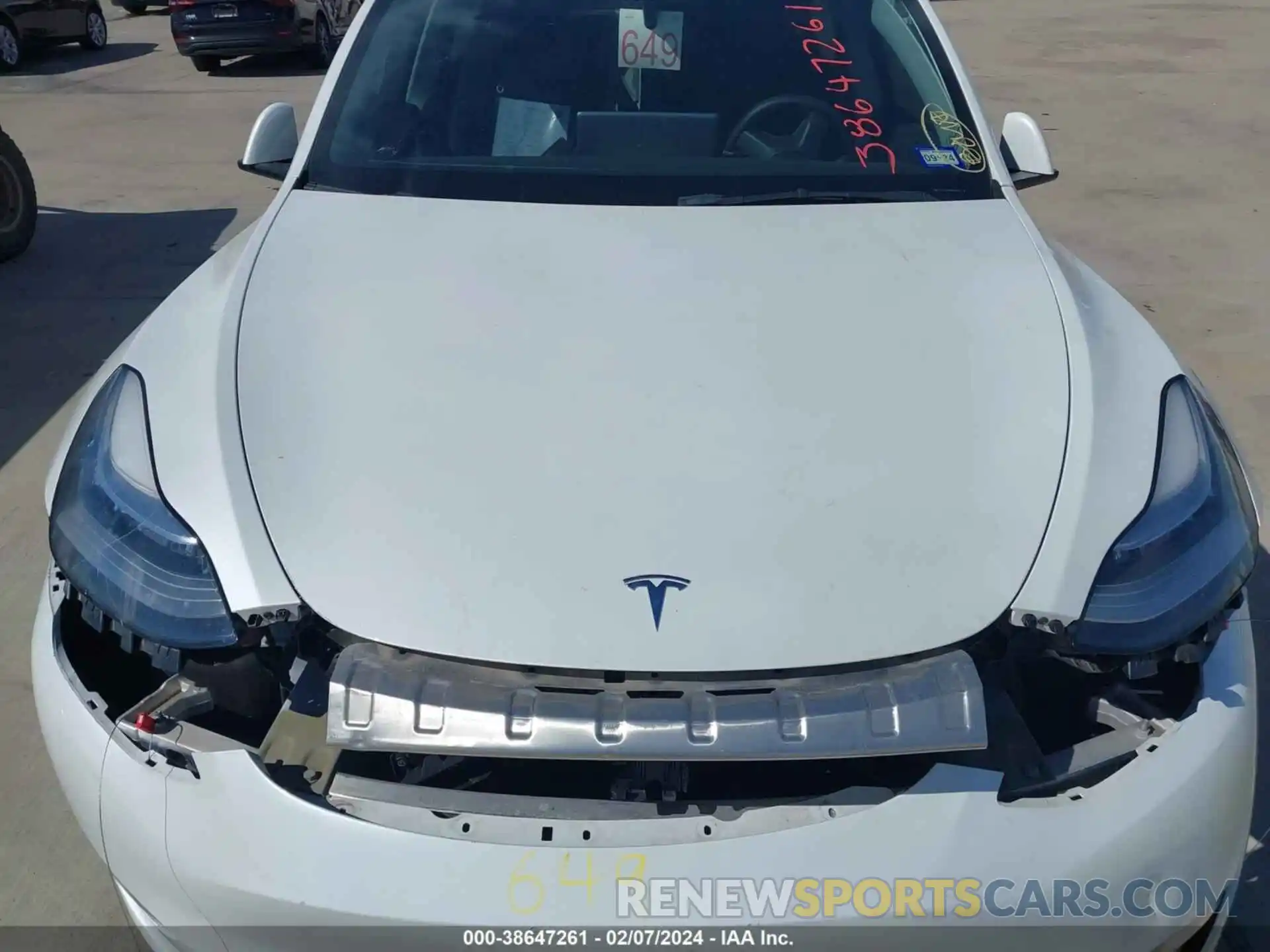 10 Photograph of a damaged car 5YJYGAEE9MF192535 TESLA MODEL Y 2021