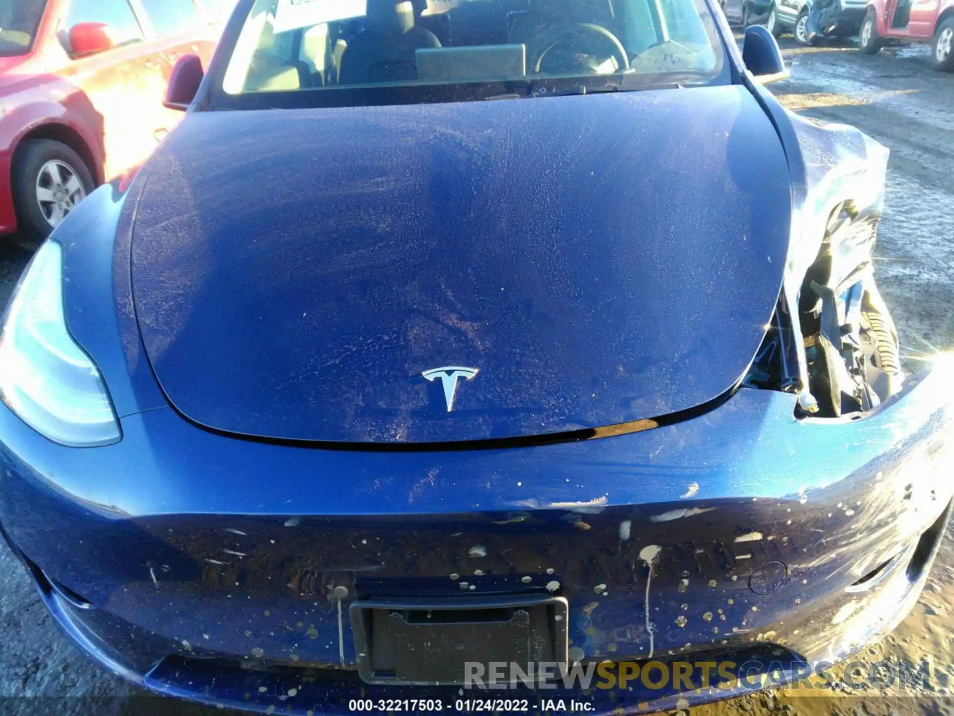 10 Photograph of a damaged car 5YJYGAEE9MF253236 TESLA MODEL Y 2021