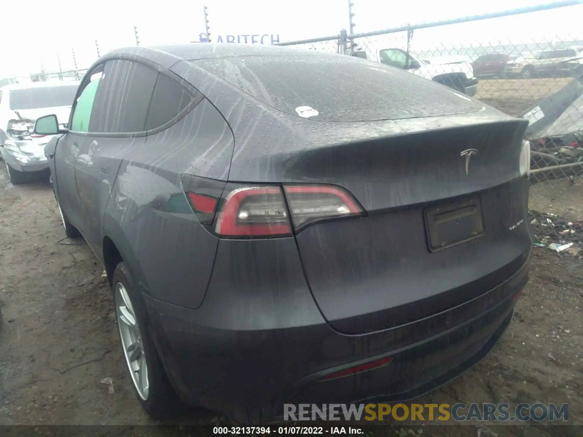 3 Фотография поврежденного автомобиля 5YJYGAEEXMF159995 TESLA MODEL Y 2021