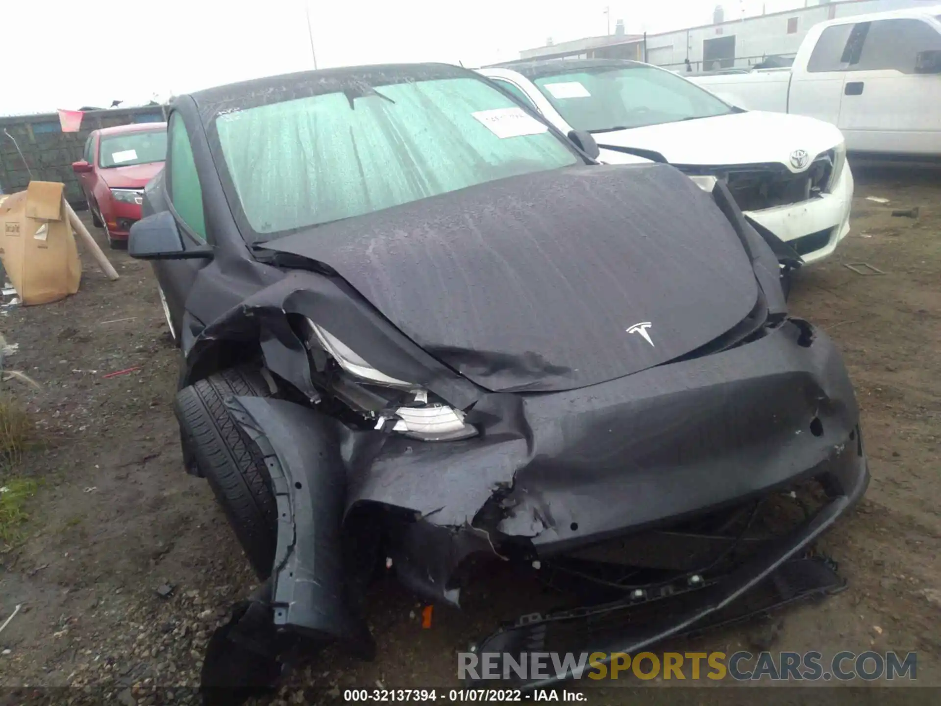 6 Photograph of a damaged car 5YJYGAEEXMF159995 TESLA MODEL Y 2021