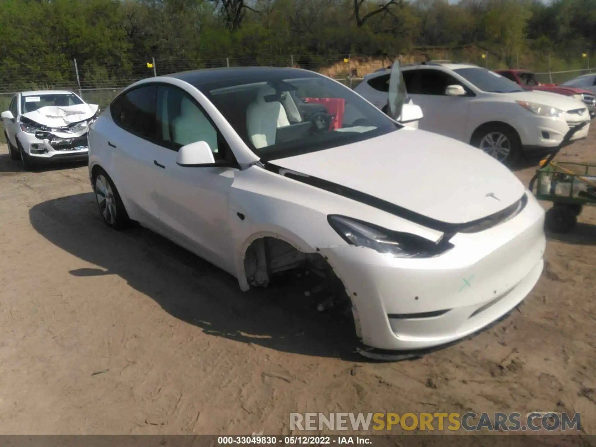 1 Фотография поврежденного автомобиля 5YJYGDED0MF103329 TESLA MODEL Y 2021