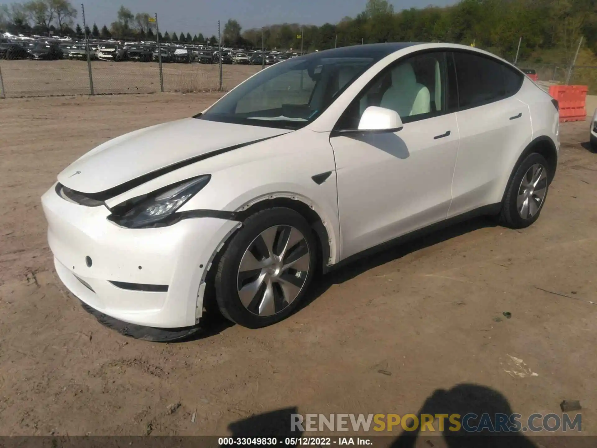 2 Фотография поврежденного автомобиля 5YJYGDED0MF103329 TESLA MODEL Y 2021