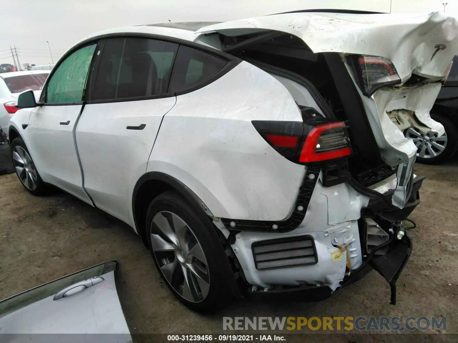 3 Photograph of a damaged car 5YJYGDED0MF107767 TESLA MODEL Y 2021