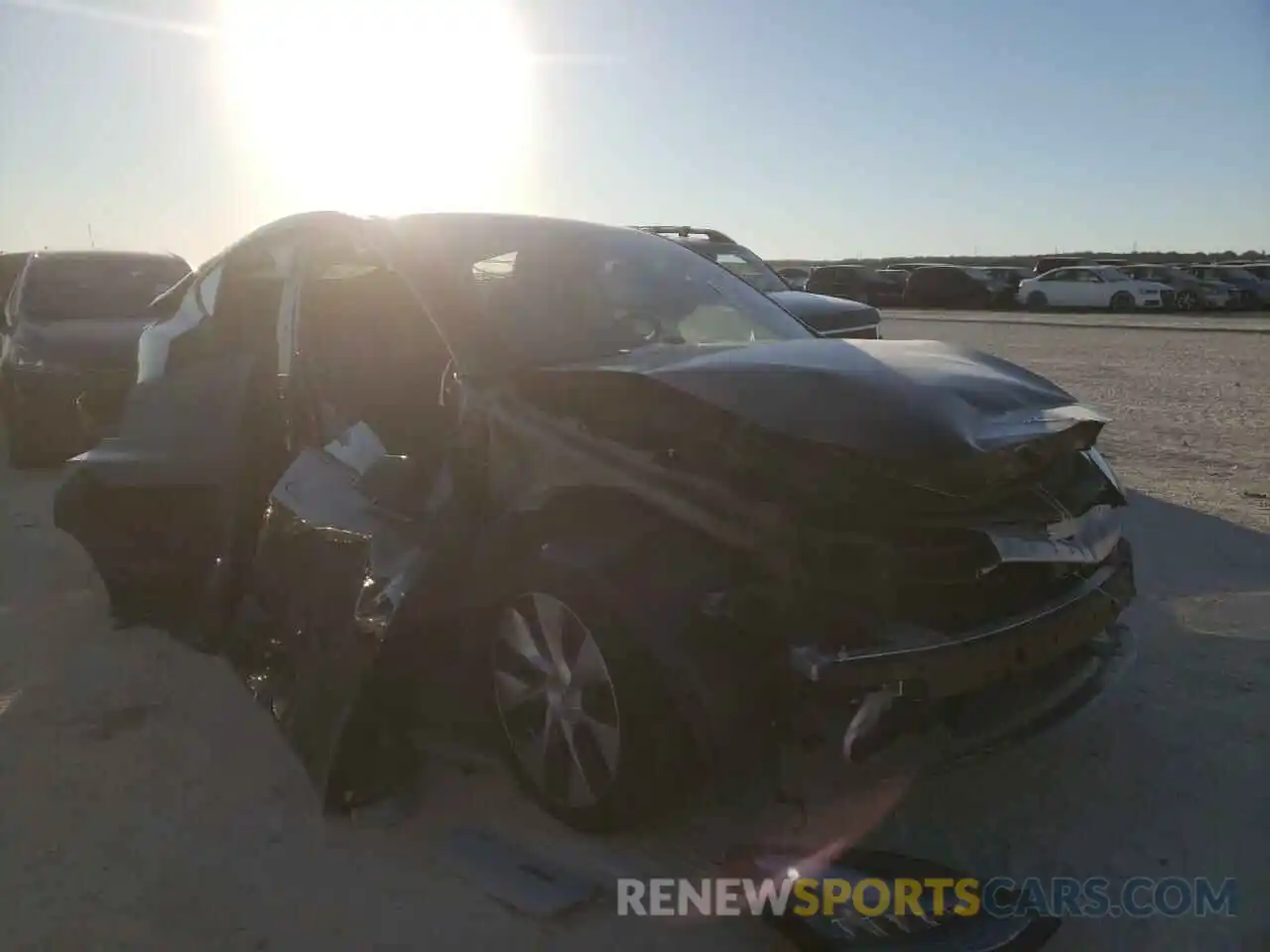 1 Photograph of a damaged car 5YJYGDED0MF109809 TESLA MODEL Y 2021