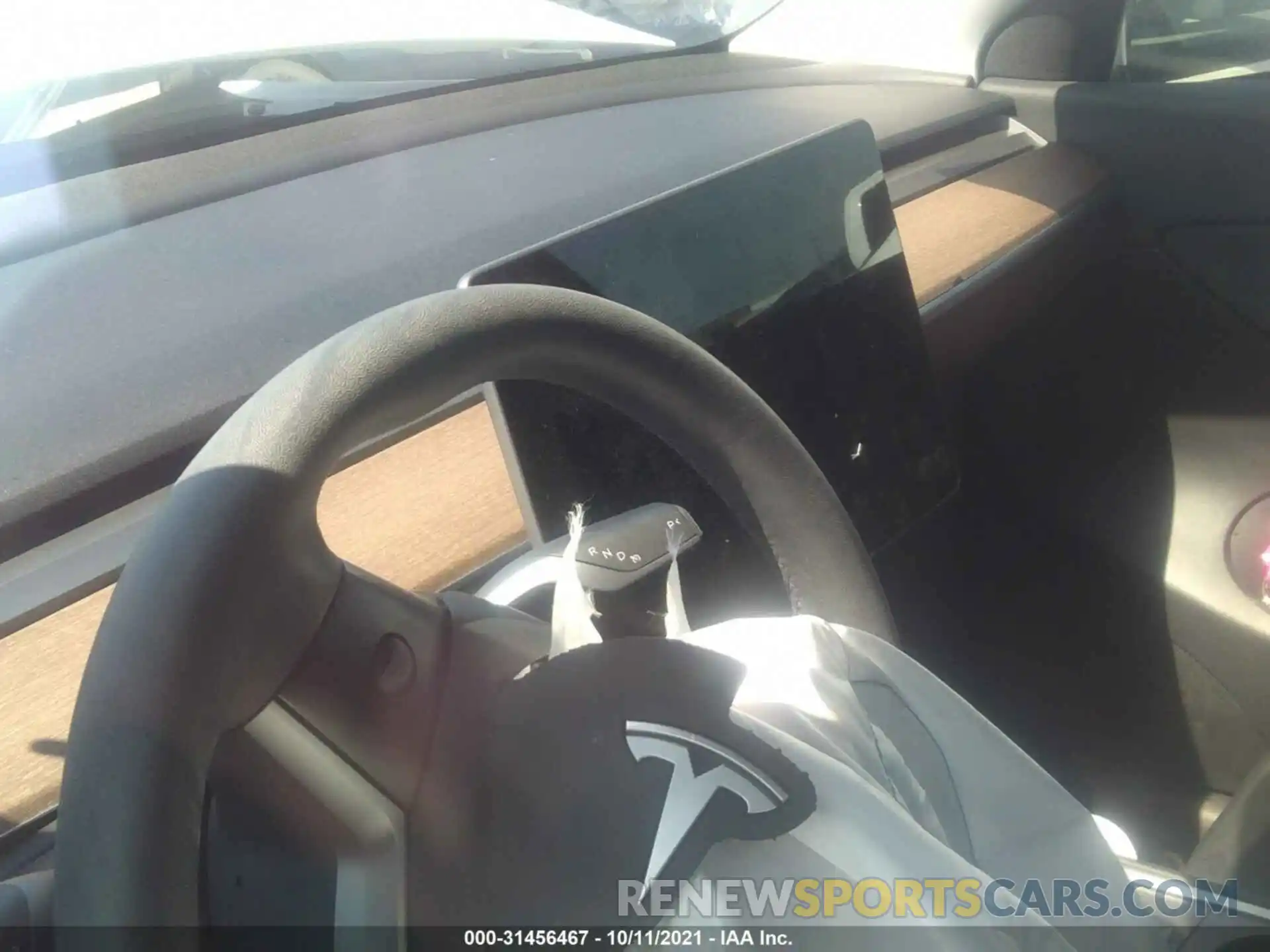 7 Photograph of a damaged car 5YJYGDED1MF113738 TESLA MODEL Y 2021