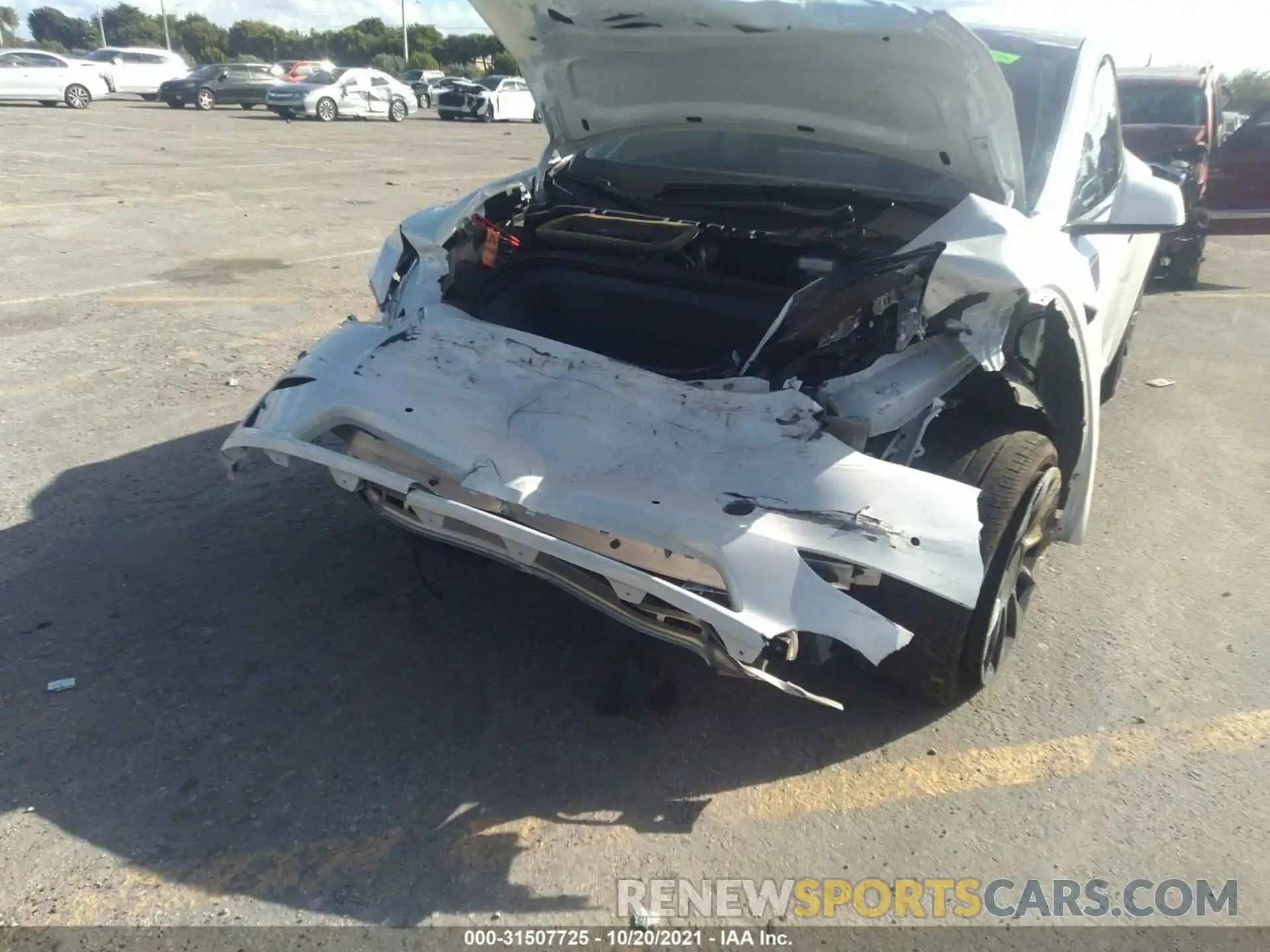 6 Photograph of a damaged car 5YJYGDED1MF115800 TESLA MODEL Y 2021