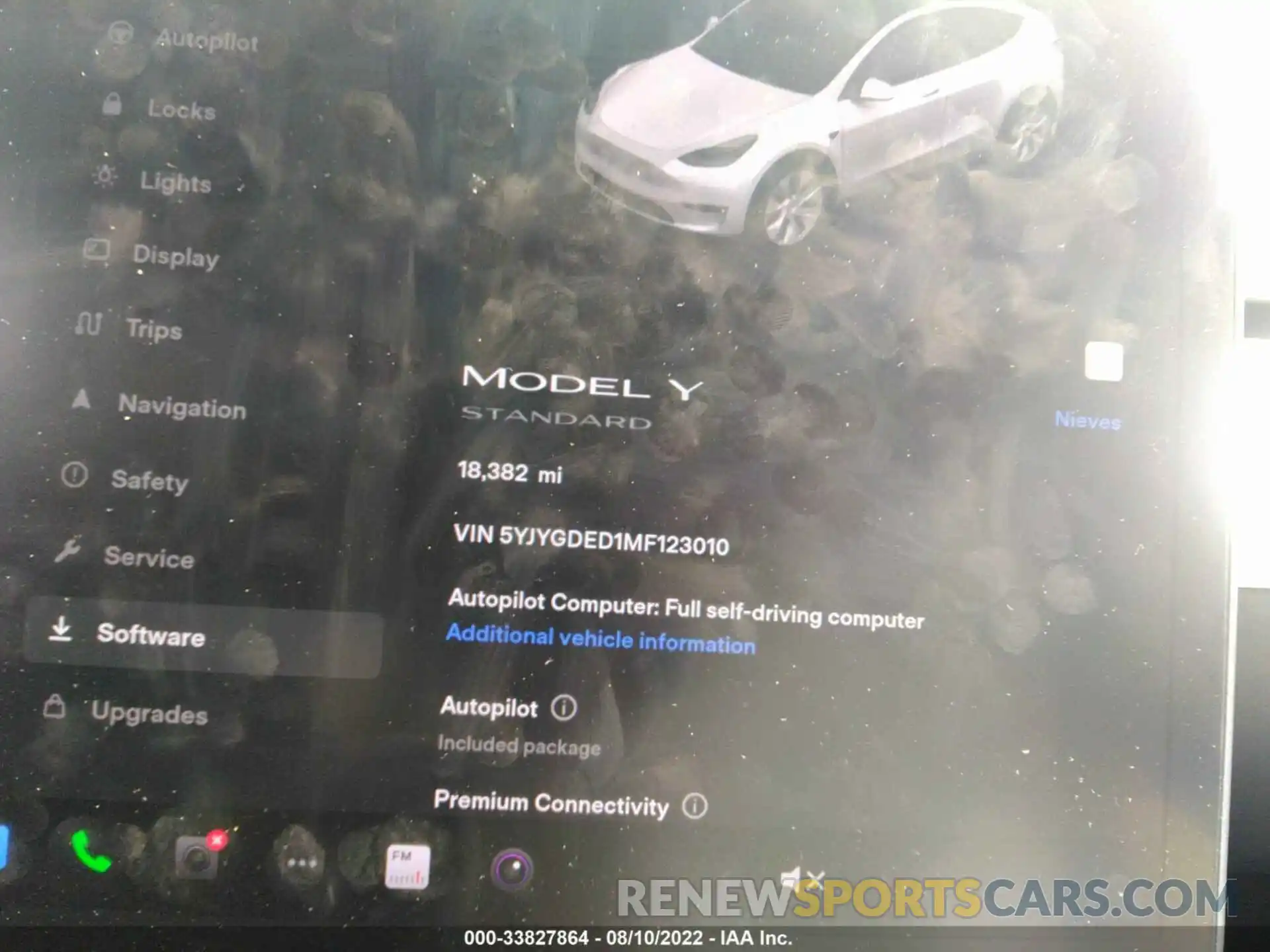 7 Фотография поврежденного автомобиля 5YJYGDED1MF123010 TESLA MODEL Y 2021