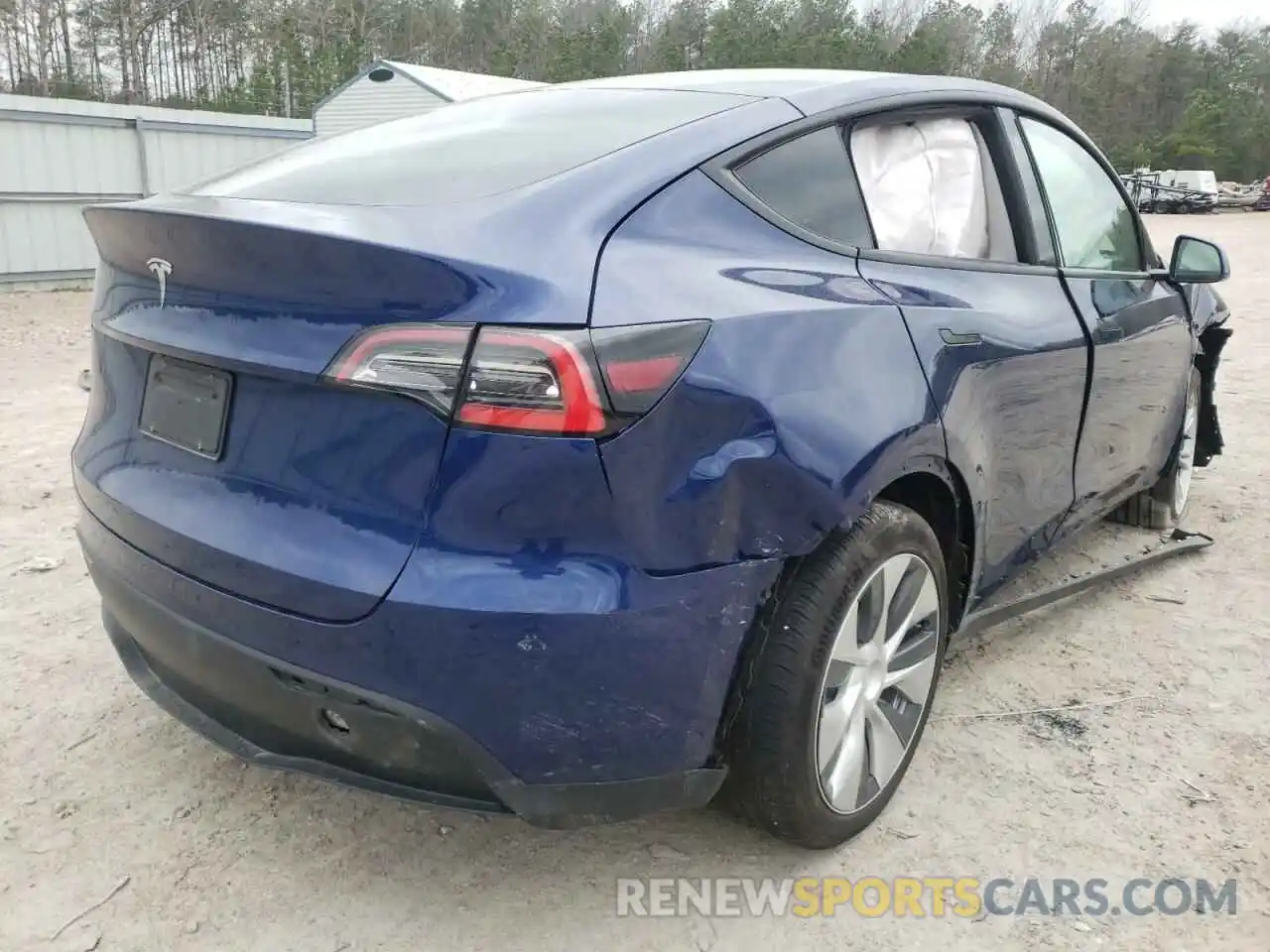 4 Фотография поврежденного автомобиля 5YJYGDED2MF104935 TESLA MODEL Y 2021