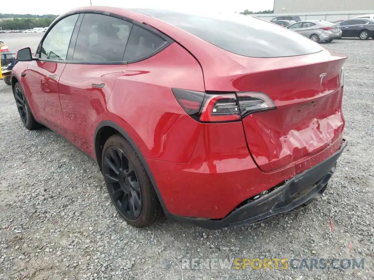 3 Фотография поврежденного автомобиля 5YJYGDED2MF105194 TESLA MODEL Y 2021