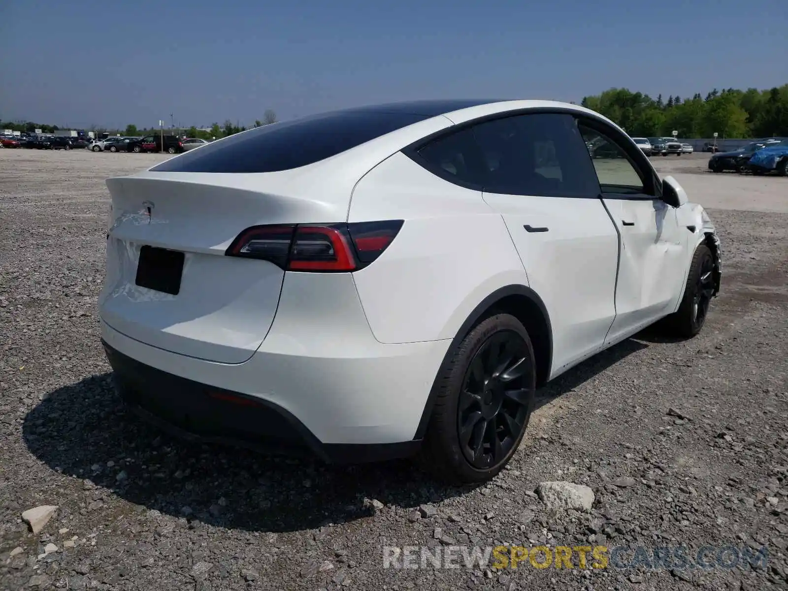 4 Фотография поврежденного автомобиля 5YJYGDED2MF120066 TESLA MODEL Y 2021