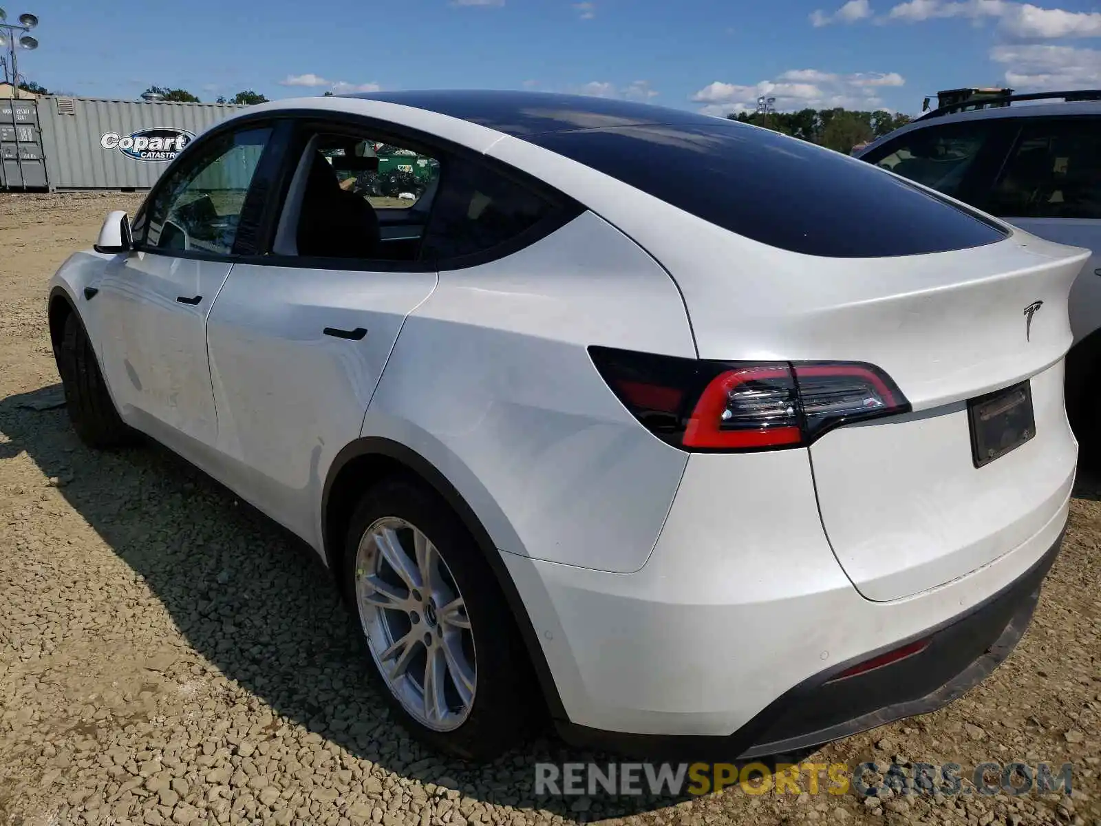 3 Фотография поврежденного автомобиля 5YJYGDED3MF105575 TESLA MODEL Y 2021