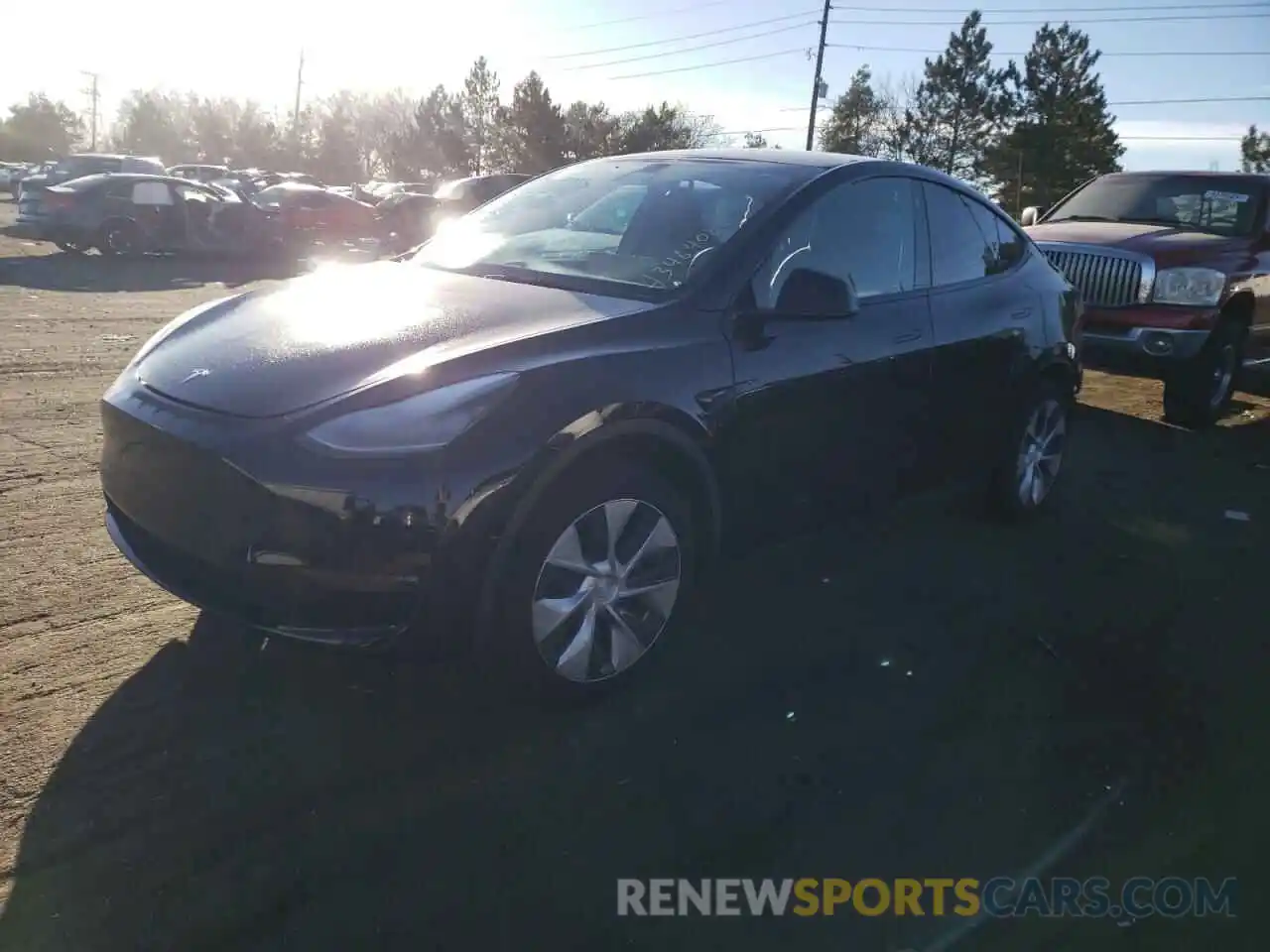 1 Фотография поврежденного автомобиля 5YJYGDED3MF106046 TESLA MODEL Y 2021