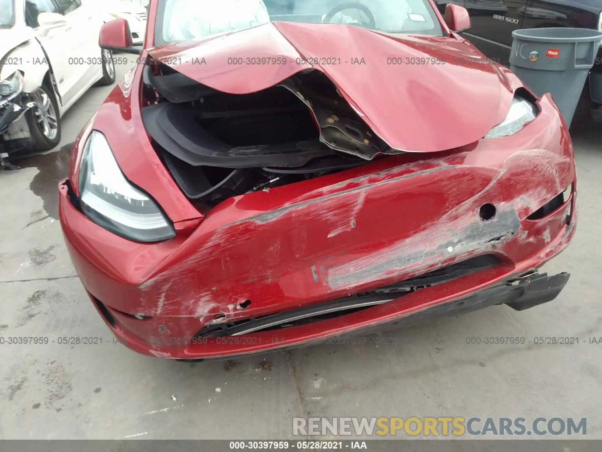 6 Photograph of a damaged car 5YJYGDED3MF107049 TESLA MODEL Y 2021