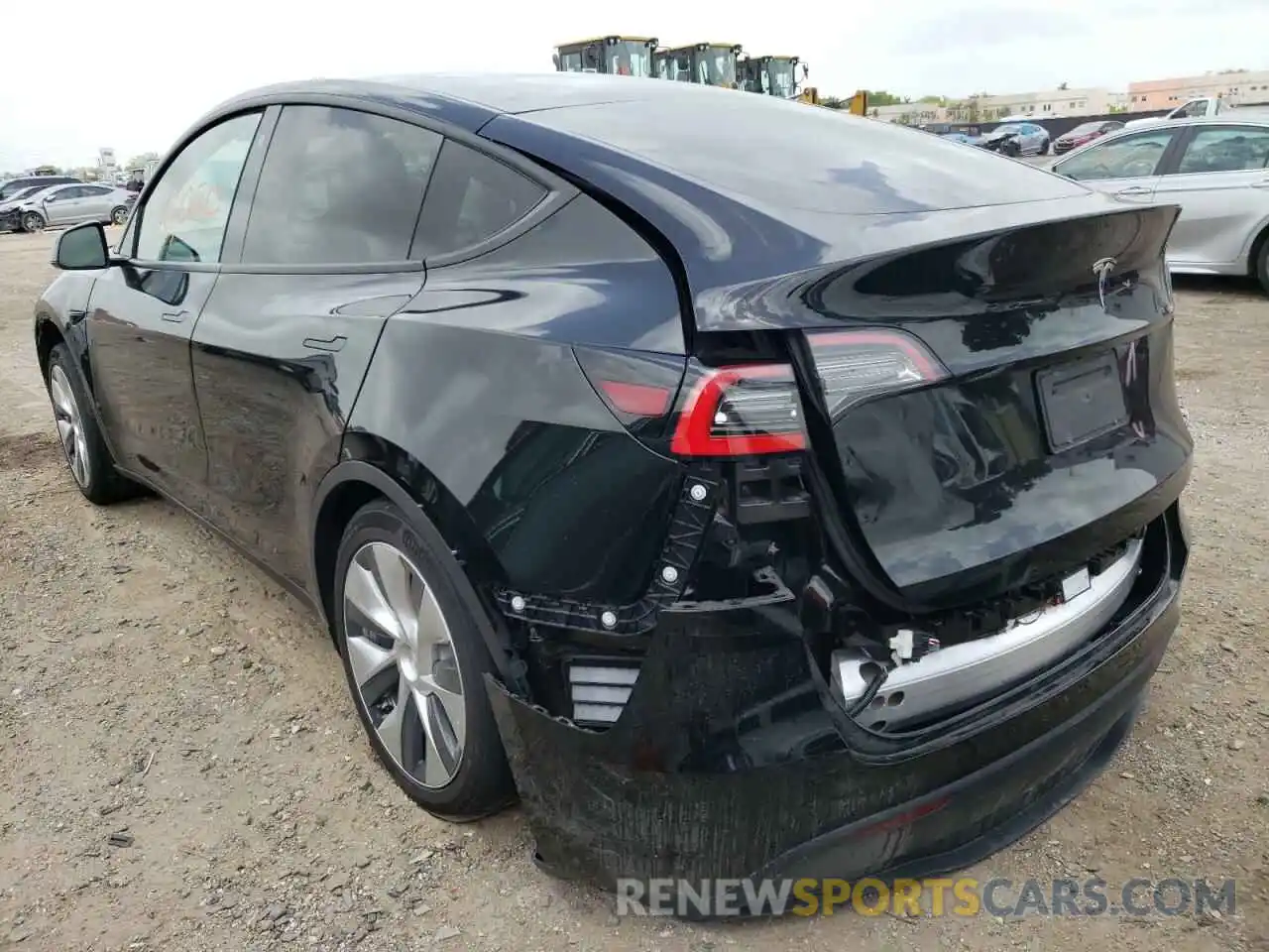 3 Photograph of a damaged car 5YJYGDED3MF107455 TESLA MODEL Y 2021