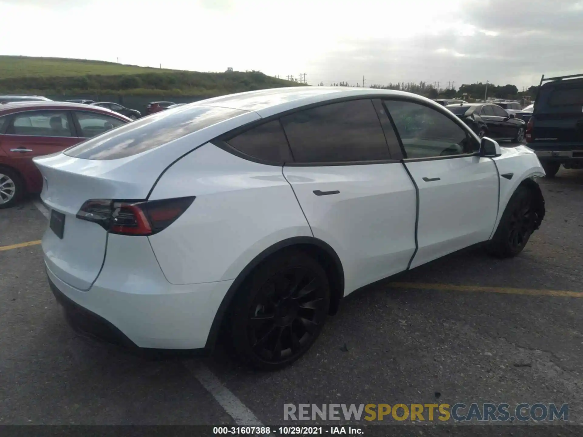 4 Фотография поврежденного автомобиля 5YJYGDED3MF108959 TESLA MODEL Y 2021