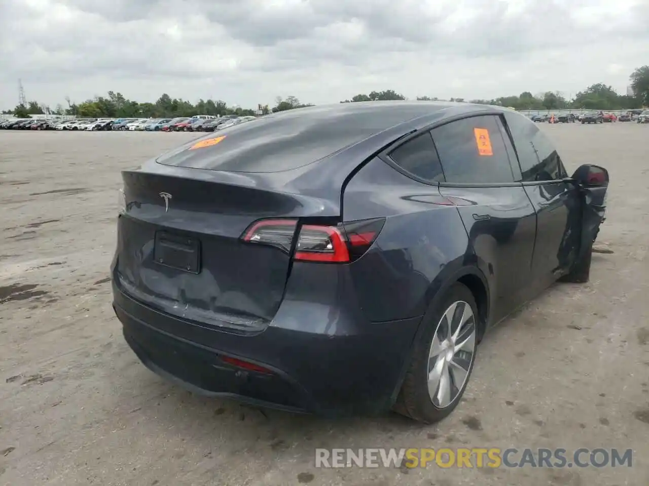 4 Фотография поврежденного автомобиля 5YJYGDED4MF106119 TESLA MODEL Y 2021