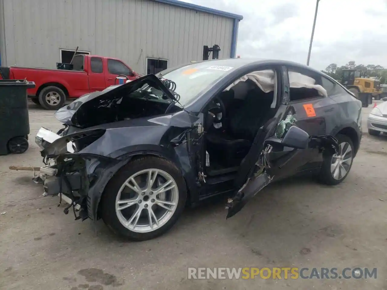 9 Photograph of a damaged car 5YJYGDED4MF106119 TESLA MODEL Y 2021