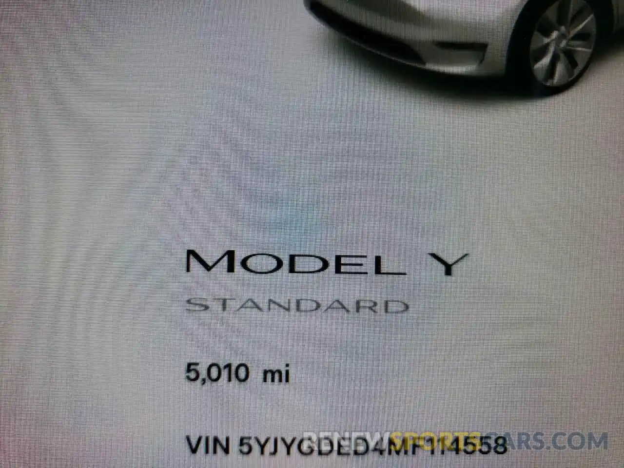 8 Photograph of a damaged car 5YJYGDED4MF114558 TESLA MODEL Y 2021