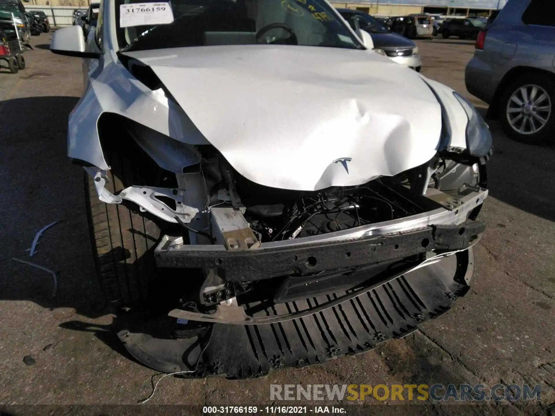 6 Photograph of a damaged car 5YJYGDED4MF118268 TESLA MODEL Y 2021