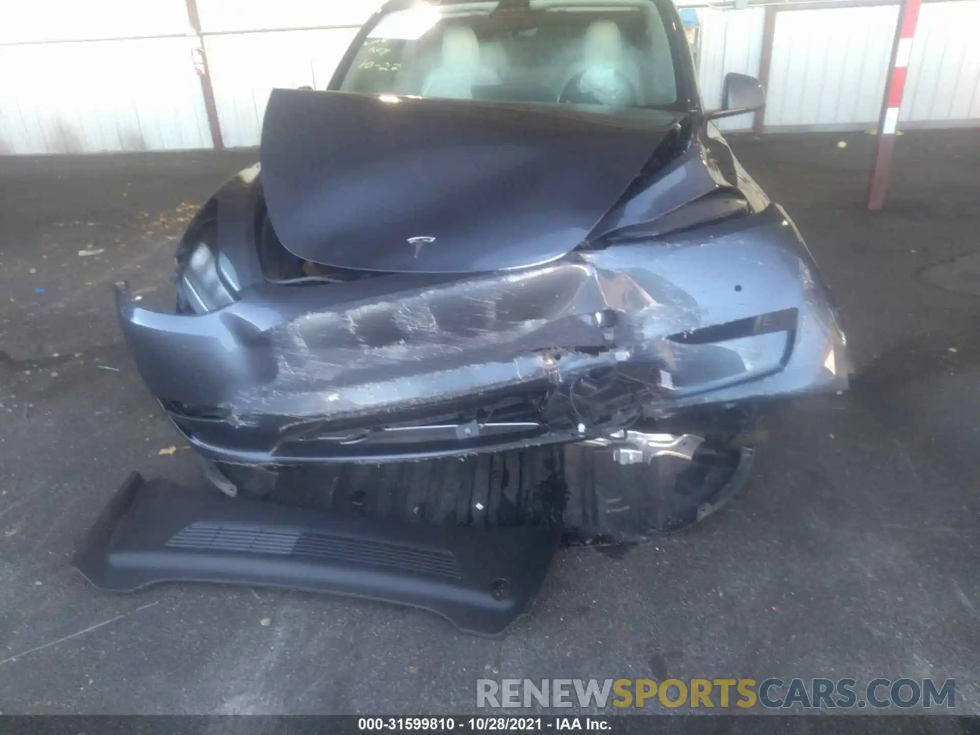 6 Photograph of a damaged car 5YJYGDED6MF106087 TESLA MODEL Y 2021