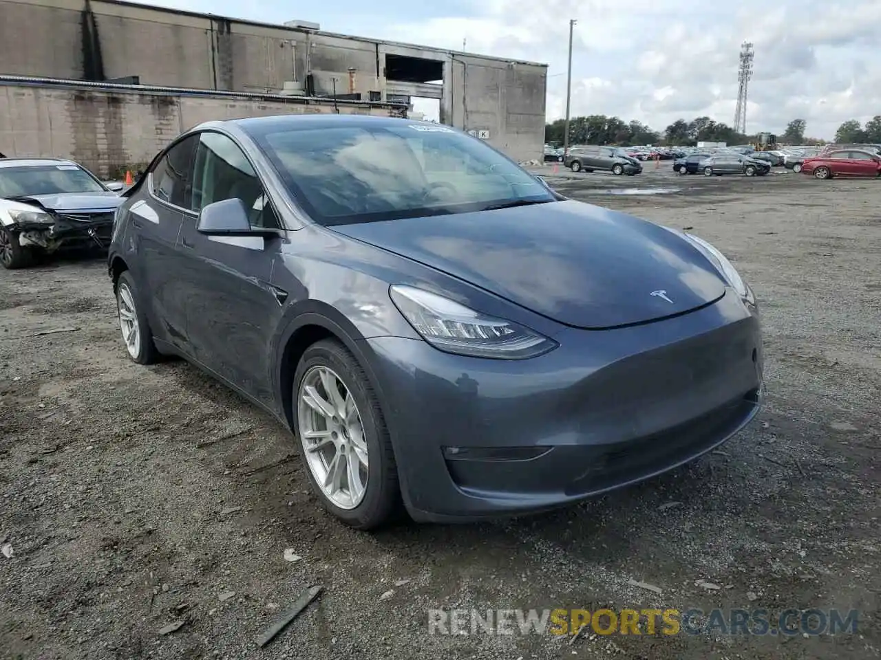 1 Фотография поврежденного автомобиля 5YJYGDED6MF107840 TESLA MODEL Y 2021