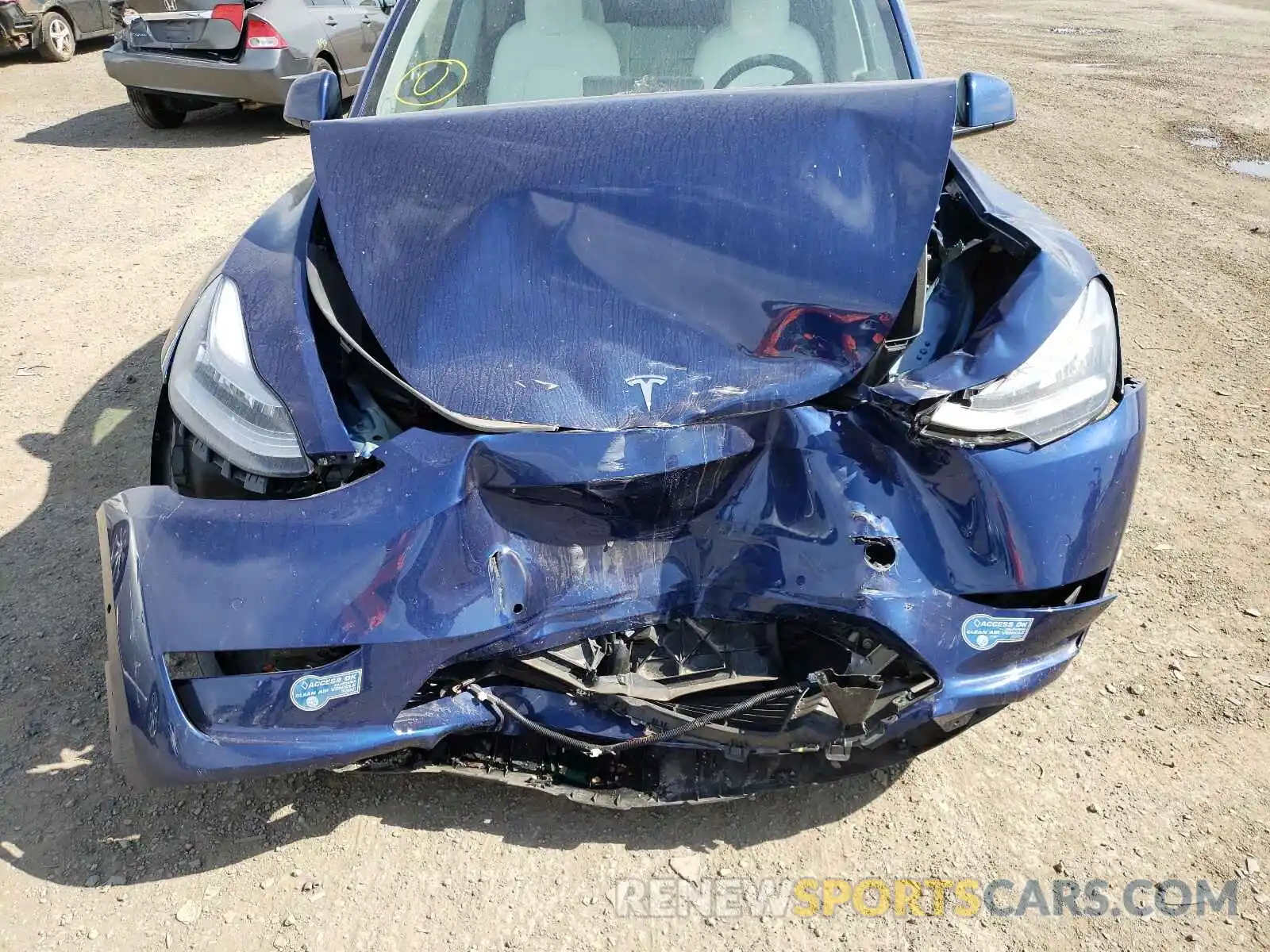 7 Photograph of a damaged car 5YJYGDED6MF109085 TESLA MODEL Y 2021