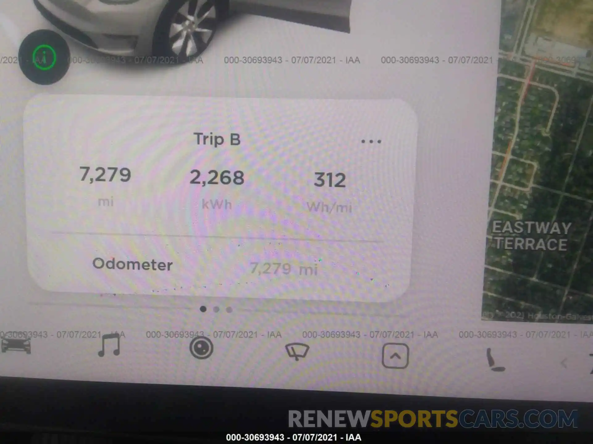 7 Photograph of a damaged car 5YJYGDED6MF109152 TESLA MODEL Y 2021