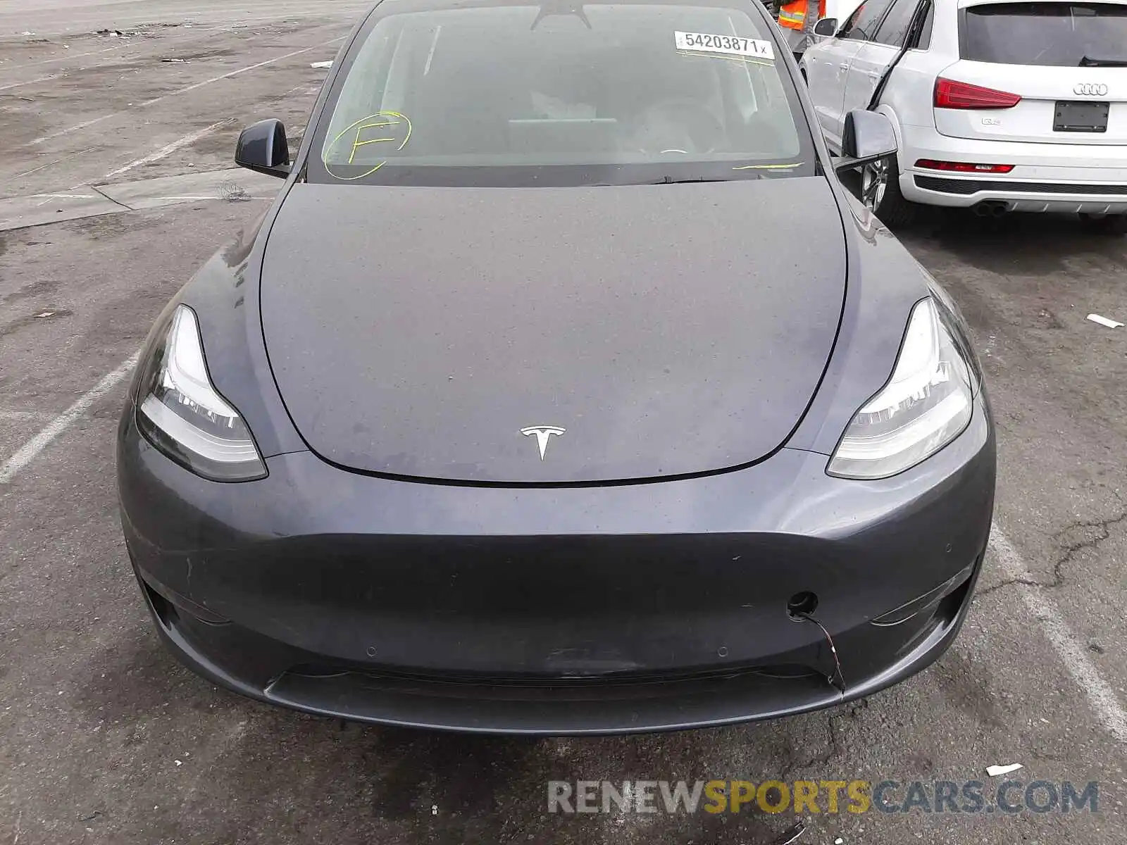 9 Photograph of a damaged car 5YJYGDED6MF133001 TESLA MODEL Y 2021