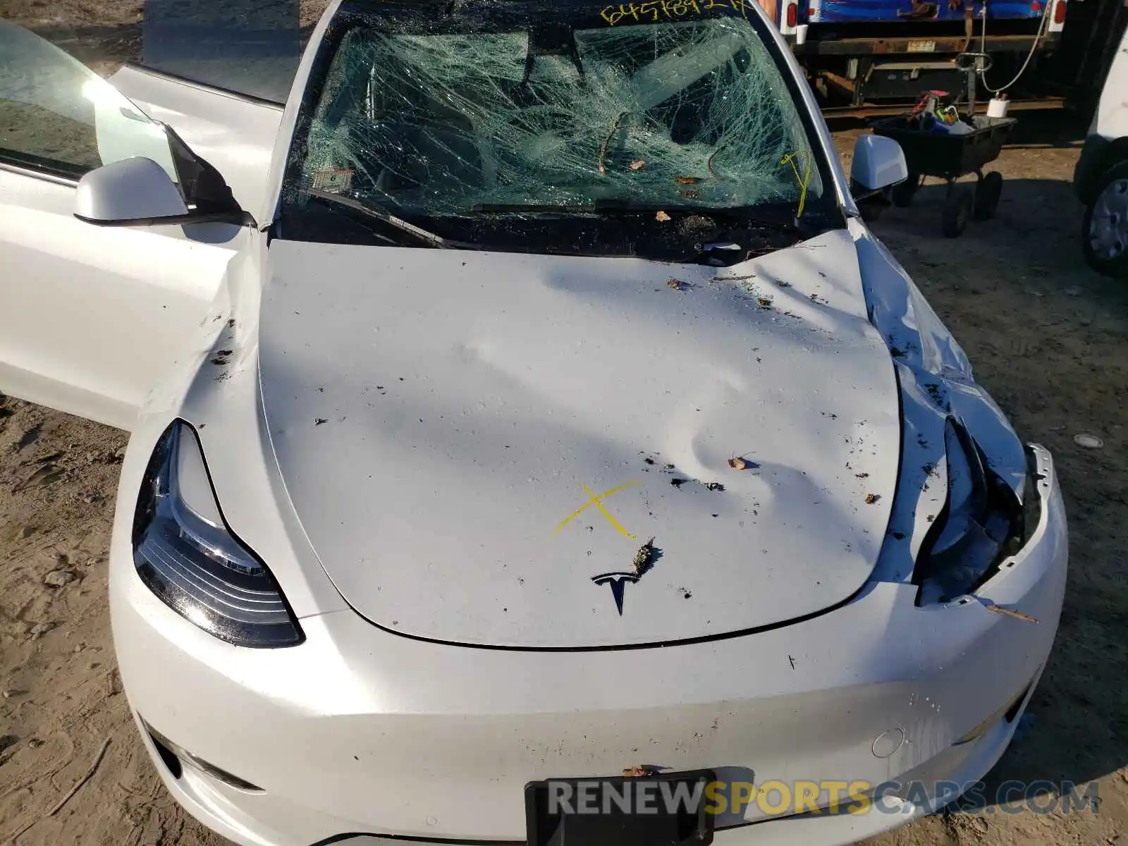 7 Photograph of a damaged car 5YJYGDED7MF107605 TESLA MODEL Y 2021